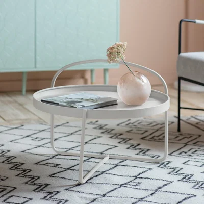 Dunelm Elwood Coffee Table, Iron White