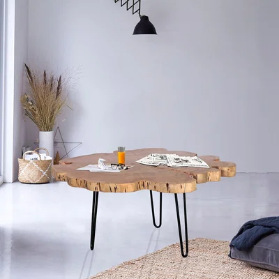 Dunelm Indus Valley Live Edge Coffee Table Natural