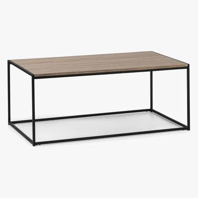 Dunelm Tribeca Coffee Table Black-Natural