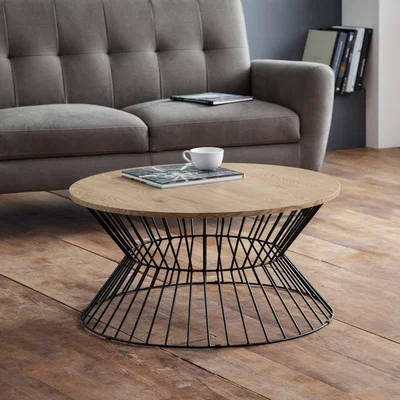 Dunelm Return - Jersey Round Wire Coffee Table