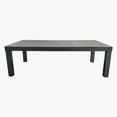 Dunelm Puro High Gloss Wooden Charcoal Coffee Table Grey