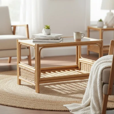 Dunelm Desser Vale Rattan Coffee Table