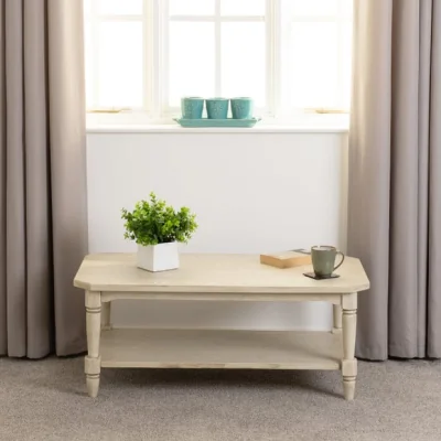 Dunelm Return - Chantilly Coffee Table, Antique White