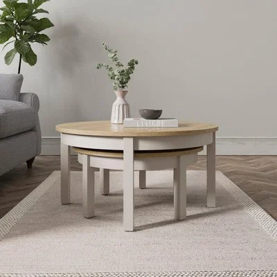 Dunelm Olney Round Nest of Coffee Tables