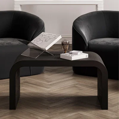 Dunelm Lake Coffee Table Black