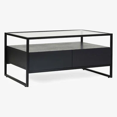 Dunelm Dillon Black Coffee Table Black