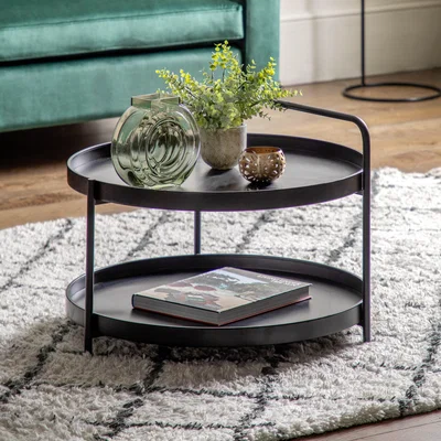 Dunelm Bath Coffee Table, Iron Black