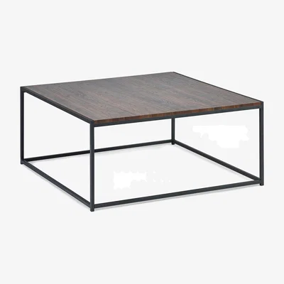 Dunelm Tribeca Square Coffee Table, Walnut Walnut