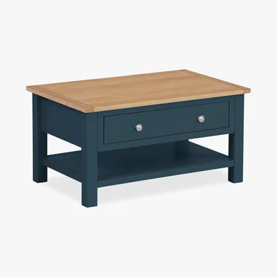 Dunelm Bromley Blue Coffee Table Blue