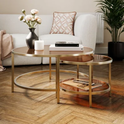 Dunelm Sofia Round Coffee Tables