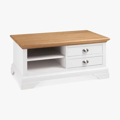 Dunelm Eaton Two Tone Coffee Table Cream