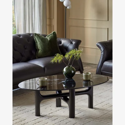 Danetti Brixton black ceramic coffee table