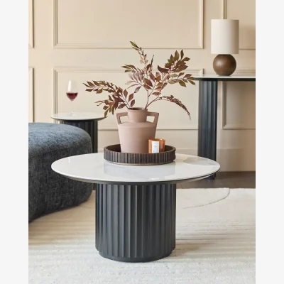 Danetti Hanne white ceramic coffee table