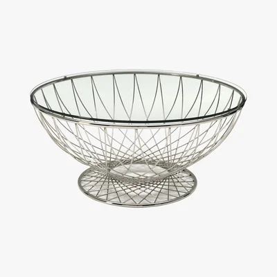 Furniture Village Spiro Coffee Table - Silver - By Furniture Village