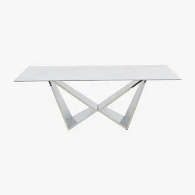 Furniture Village Marvel Chrome Coffee Table