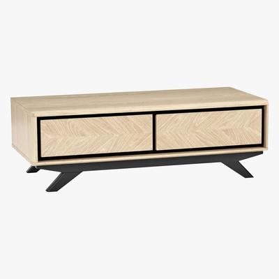 Furniture Village Velodrome Coffee Table with Drawers - Brown - By Furniture Village