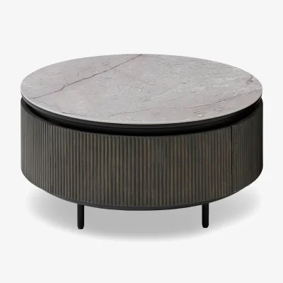 Furniture Village Petra Round Storage Coffee Table