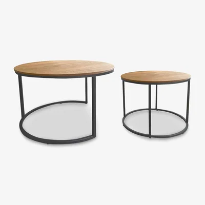 Furniture Village Trend Round Nest of Coffee Tables