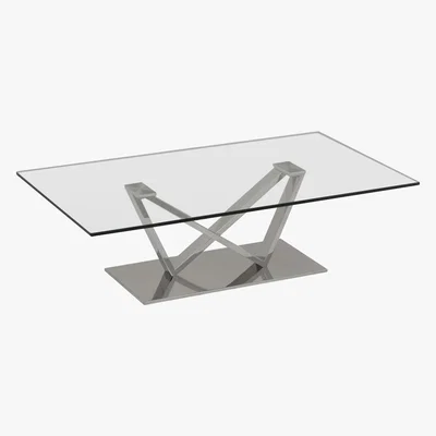 Furniture Village Western Coffee Table - Silver - By Furniture Village
