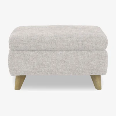 Furniture Village Malmo Fabric Coffee Table Storage Footstool - Mink