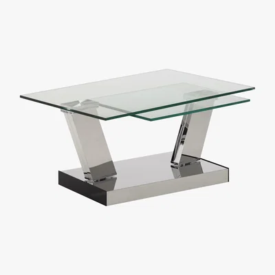 Furniture Village Wings Coffee Table - Silver - By Furniture Village