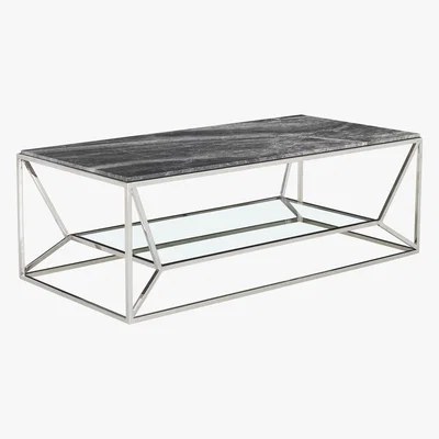 Furniture Village Gianni Coffee Table - Grey - By Furniture Village
