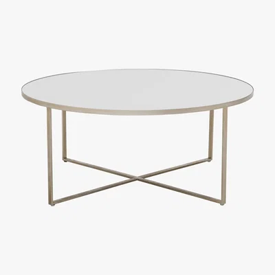 Furniture Village Torrance Coffee Table - Silver - By Furniture Village