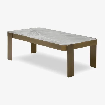 Furniture Village Bronze Rectangular Coffee Table