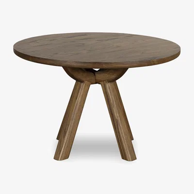 Furniture Village Pien Round Oak Coffee Table - Living Room Furniture - In Time for Christmas