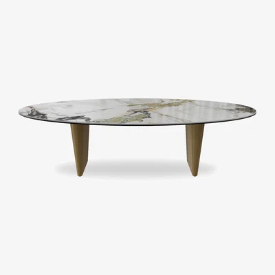 Furniture Village Akante - Felipe Coffee Table with Gold Legs