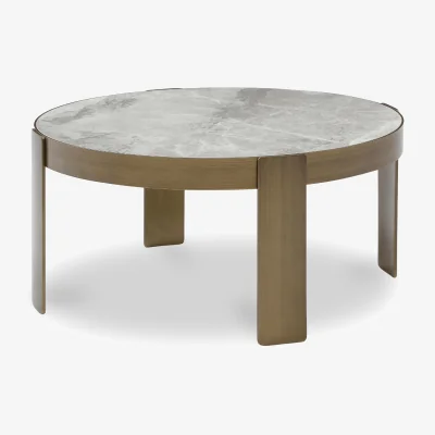 Furniture Village Bronze Round Coffee Table