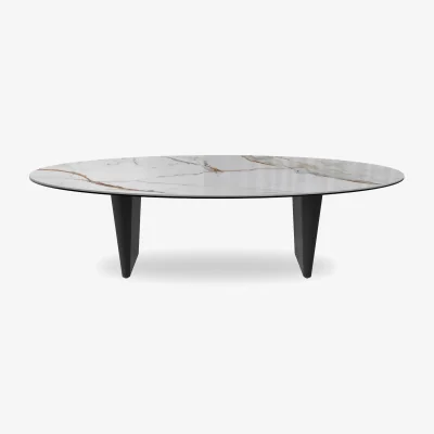 Furniture Village Akante - Felipe Coffee Table with Black Legs
