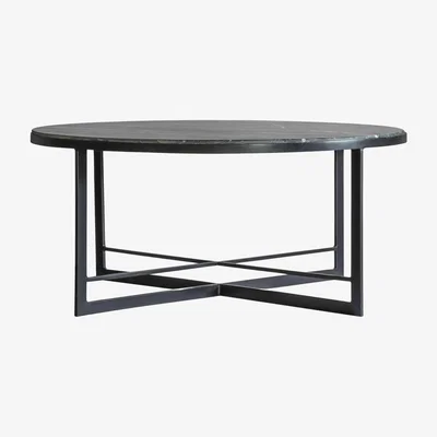 Furniture Village Chania Coffee Table - Black Legs