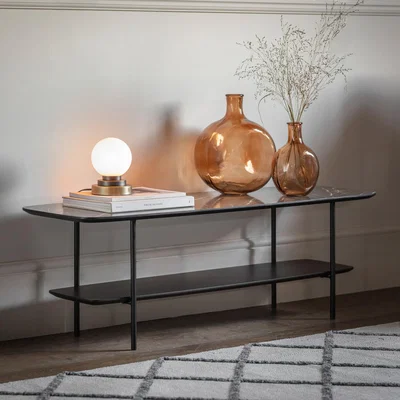 Furniture123 Ludworth Coffee Table Black Marble Large- Caspian House