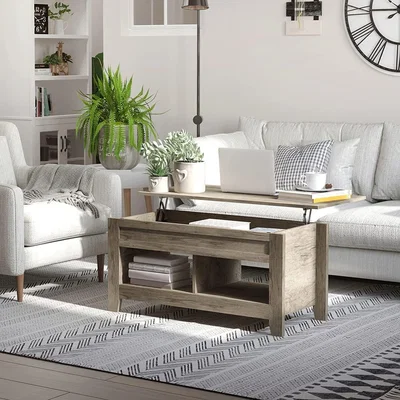 Furniture123 Oak Effect Lift Top Coffee Table - Ryder