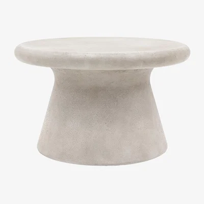 Furniture123 Round Concrete Coffee Table - Pavia