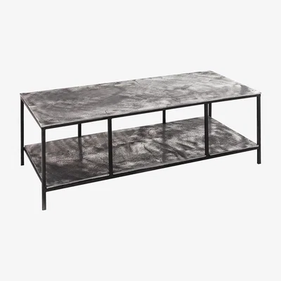 Furniture123 Silver Rectangle Coffee Table - Farrah
