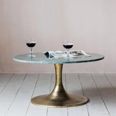Graham & Green Graham and Green Ayla Green Marble Coffee Table