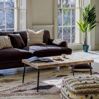 Graham & Green Amaliah Chevron Coffee Table