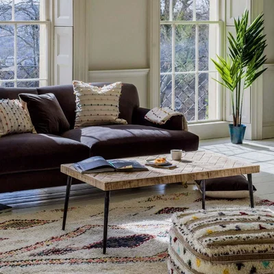 Graham & Green Amaliah Chevron Coffee Table