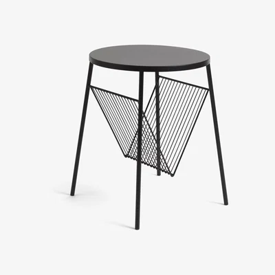 Habitat Habitat Mid Century Record Holder Table - Black