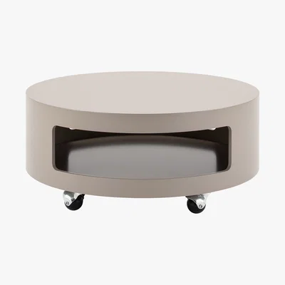 Habitat Bumble Grey Coffee Table With Wheels, Grey