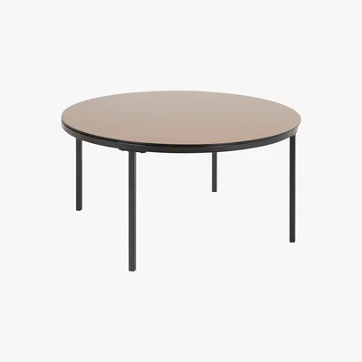 Habitat Maxim Bronze Mirrored Glass Coffee Table, Bronze And Glass