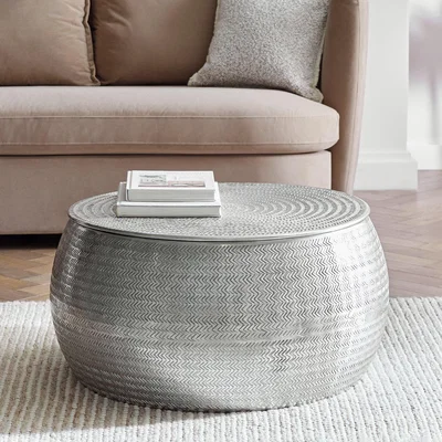 Habitat Habitat Sona Coffee Storage Table - Silver