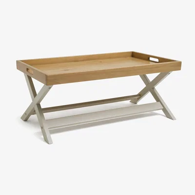 Habitat Habitat Bournemouth Tray Coffee Table - Light Grey