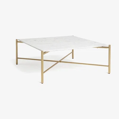 Habitat Habitat Elba Solid Marble Coffee Table - Brass