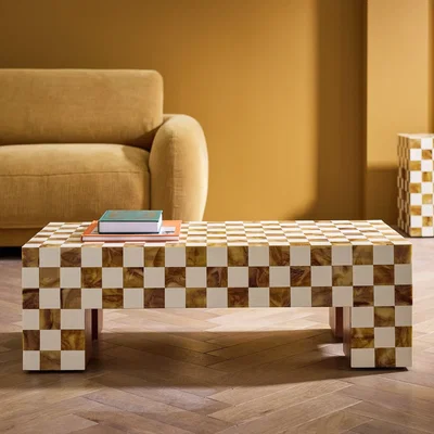 Habitat Habitat Chesset Coffee Table - Brown and Cream