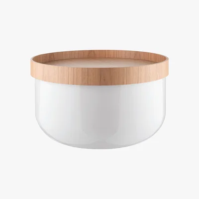 Habitat Bert White Storage Coffee Table With Removable Lid, White