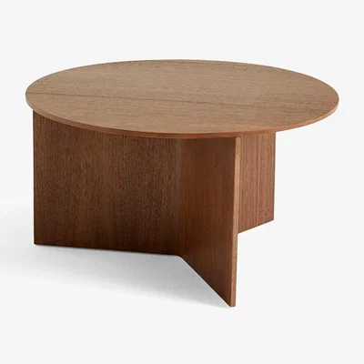 Heal's HAY Slit Table Wood Walnut 65 x 35.5cm