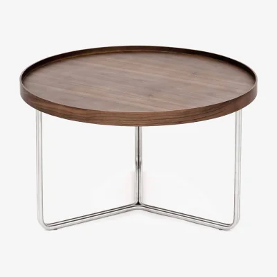Heal's Wireworks DT66 Round Table Walnut